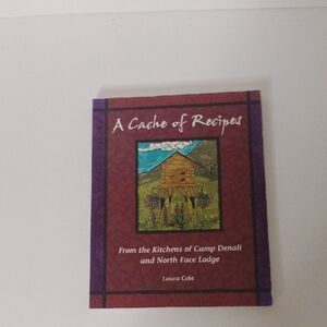 A Cache of Recipes Cookbook - Red and Purple Cover